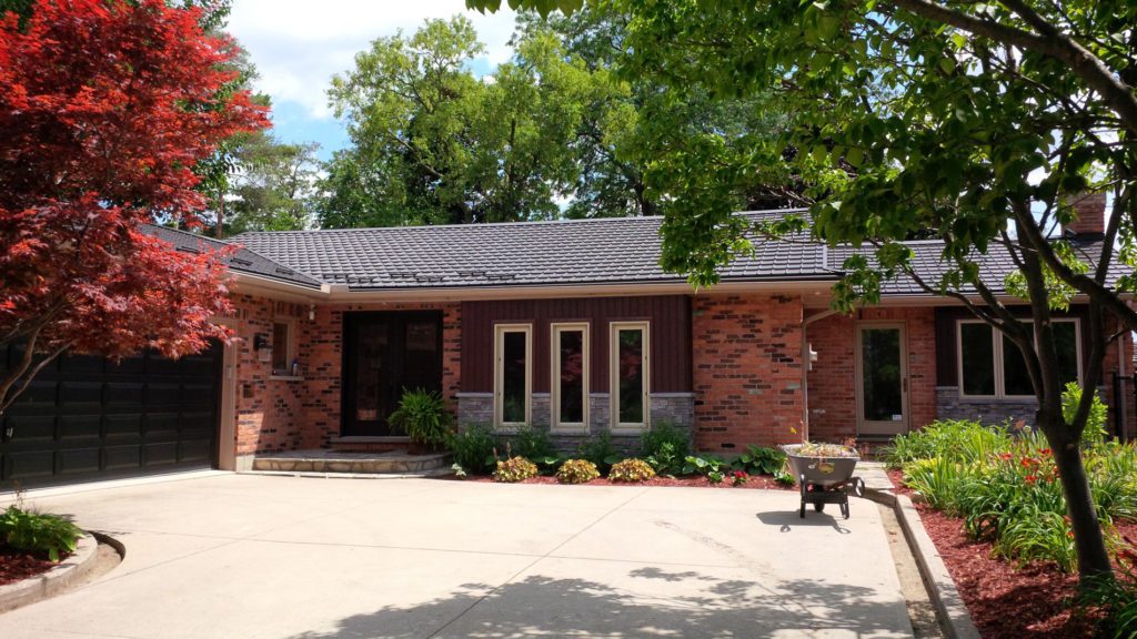 Bungalow with a Hy-Grade Steel Roofing System - are steel roofs energy efficient?