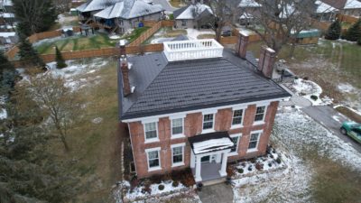Hy-Grade-Steel-Roof-Red-Brock-Colonial-House-Dark-Brown-Roof