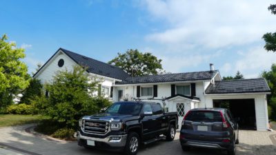 Hy-Grade-Steel-Roofing-System-Metal-Roofing-See-Our-Work-Black-white-siding-Elora-Ontario