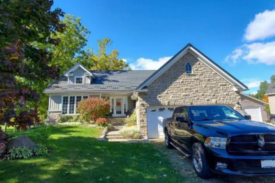 Hy-Grade-Steel-Roofing-System-Metal-Roofing-See-Our-Work-Slate-Grey-metal-roof-with-dormers-yellow-stone-Ontario