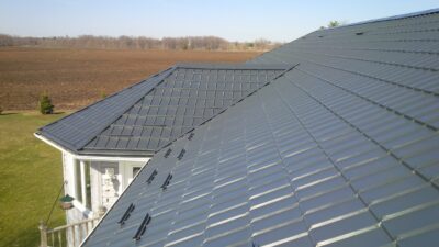 Hy-Grade-Steel-Roofing-System-Metal-Roofing-See-Our-Work-Slate-Grey-farm fields area in Harriston Ontario