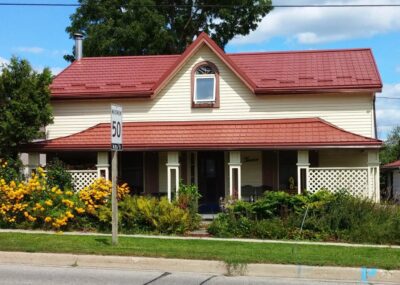 Hy-Grade Steel Roofing metal roof canners brown