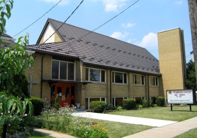 Church with a Hy-Grade Steel Roof in Dark Brown