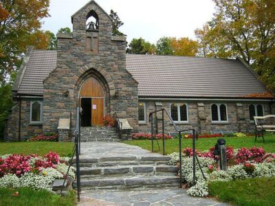 Church with a Hy-Grade Steel Roof in Dark Brown