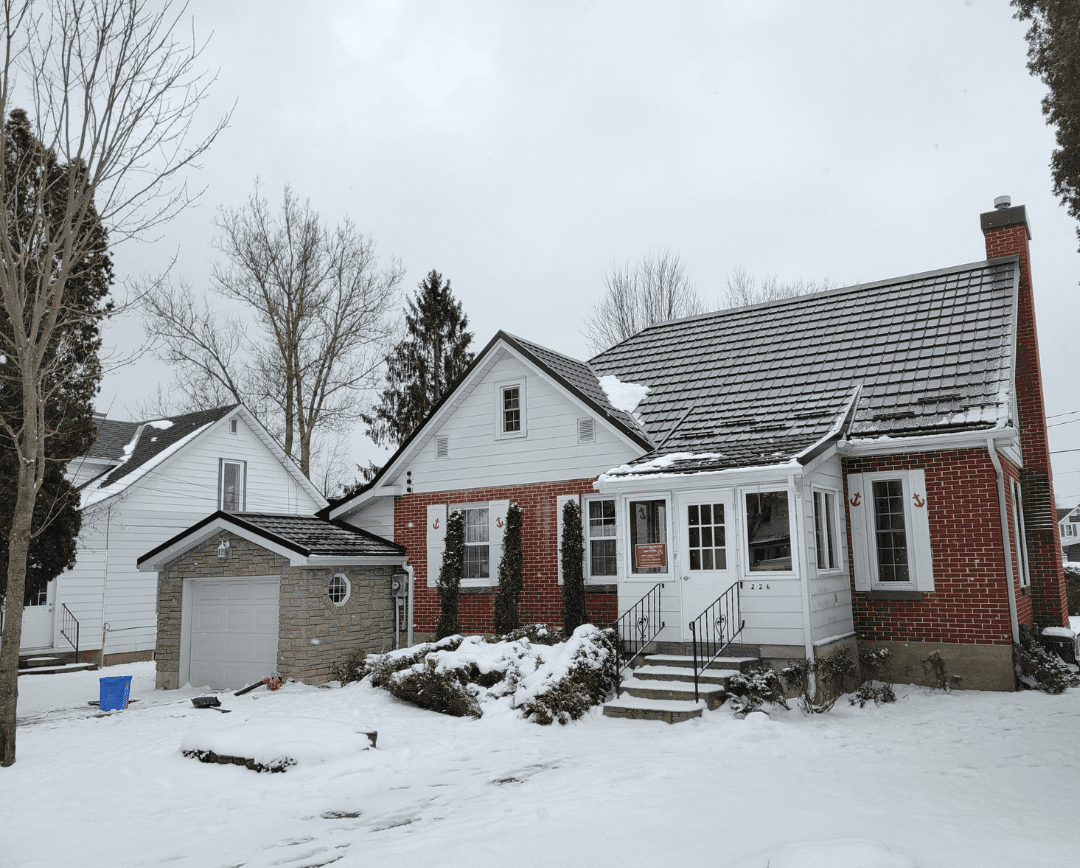 A Hy-Grade Steel Roof Put on During Winter through our We Work Winters Promotion